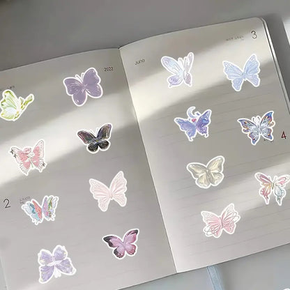 Lot de 20 stickers papillons