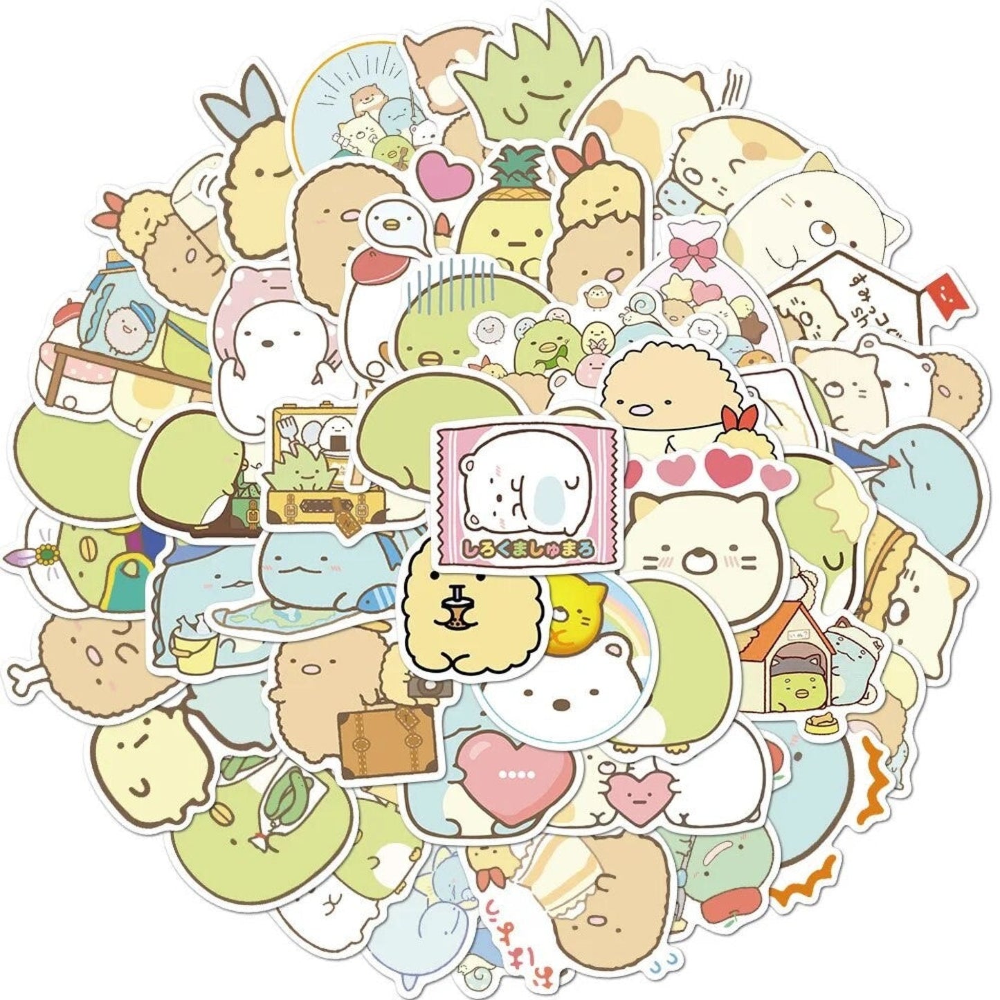 Lot de 20 stickers Sumikko Gurashi