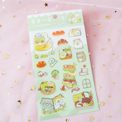 Planches de stickers Sumikko Gurashi