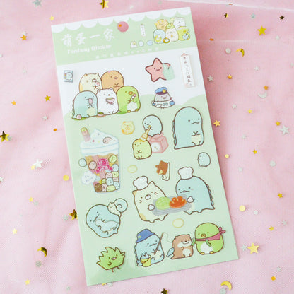 Planches de stickers Sumikko Gurashi