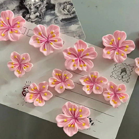 Lot de 2 magnets fleur de sakura