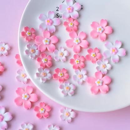 Lot de 2 magnets fleur de sakura