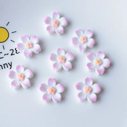 Lot de 2 magnets fleur de sakura