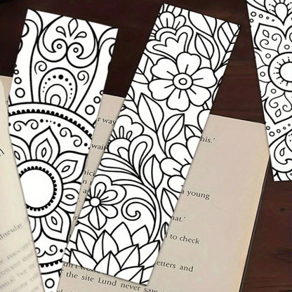 des marque-pages façon mandala à colorier !