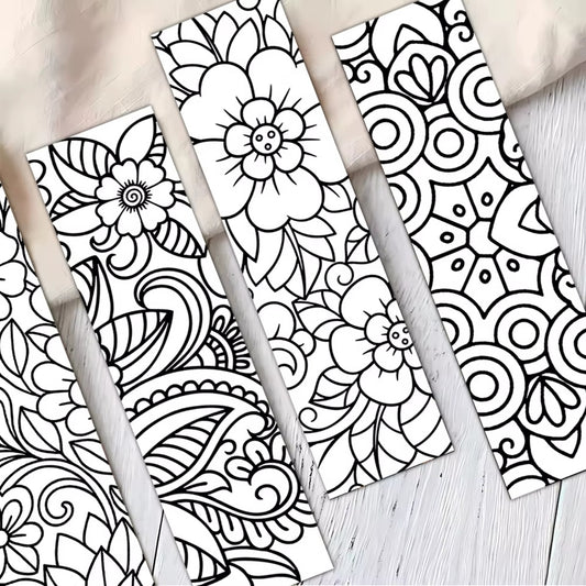 des marque-pages façon mandala à colorier !