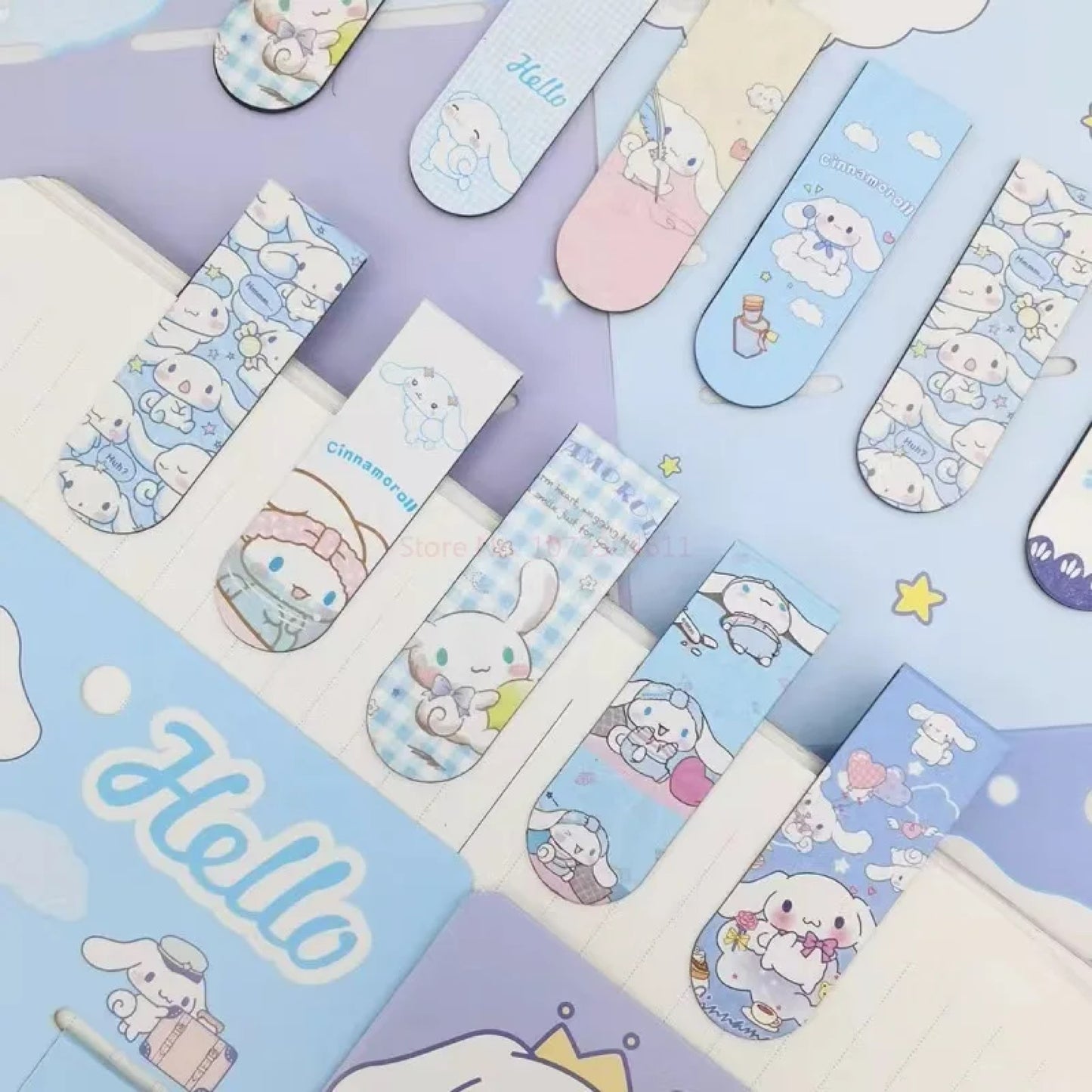 Lot de 2 marque-pages aimantés Cinnamoroll