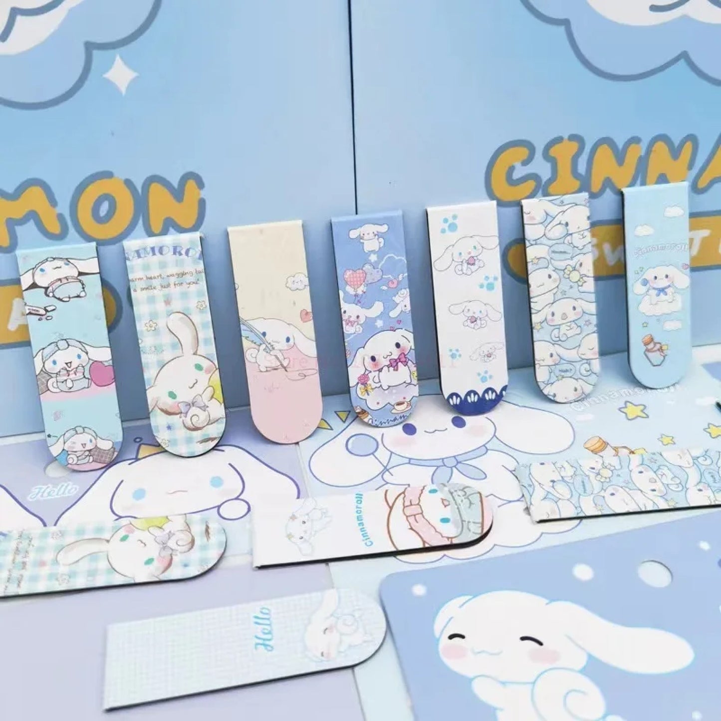 Lot de 2 marque-pages aimantés Cinnamoroll