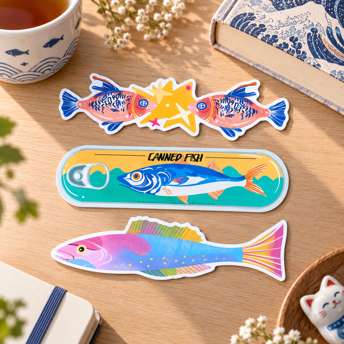 Marque-page poisson