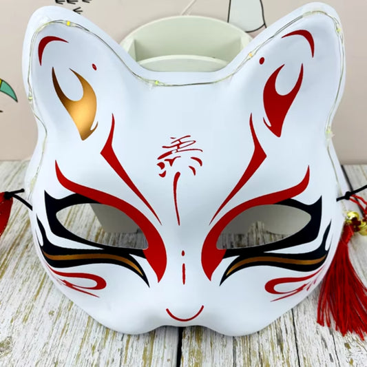 Masque kitsune rouge