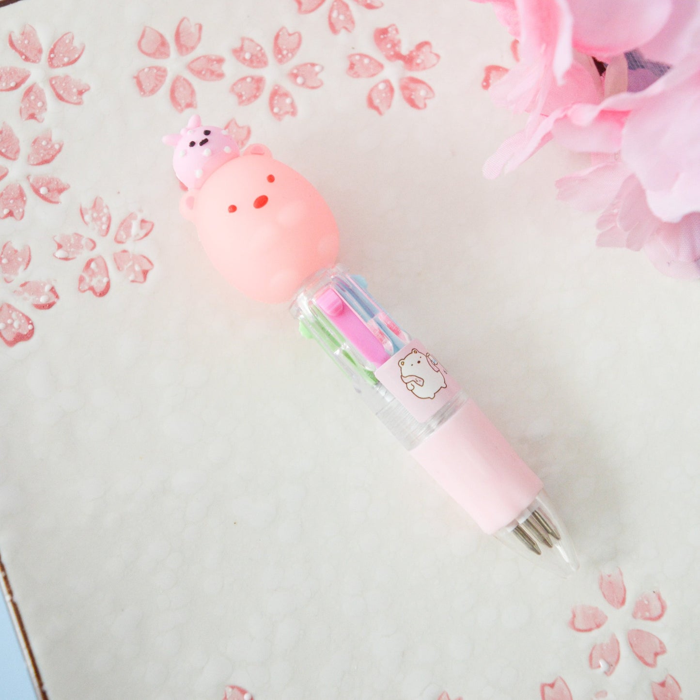 Mini stylo 4 couleurs Sumikko Gurashi