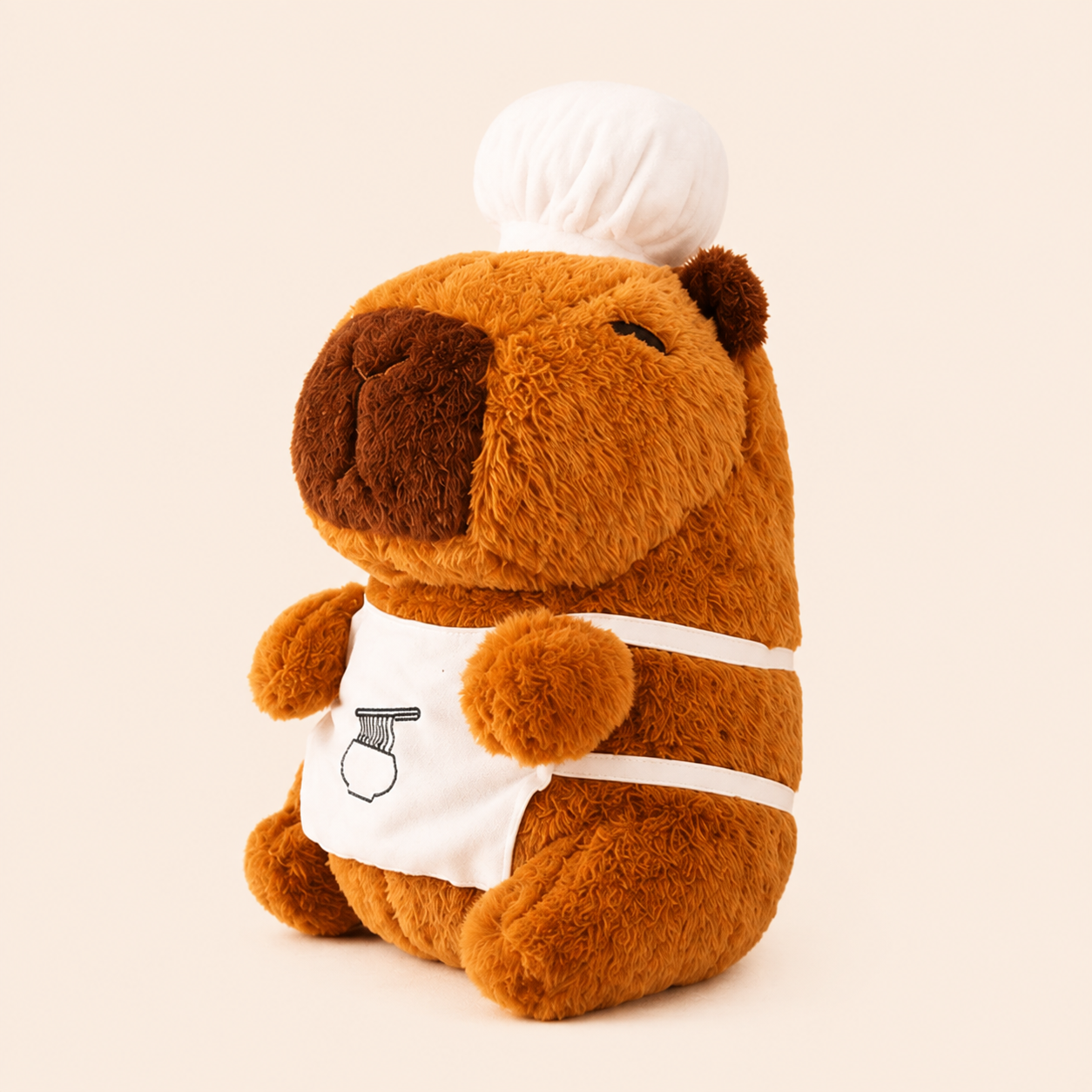 Peluche capy cuistot