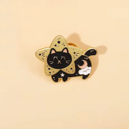 Pin's chat étoile