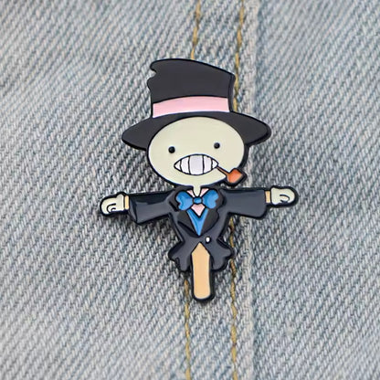 un pin's en forme du prince Navet, n personnage attachant et drôle de l'univers du château ambulant.
