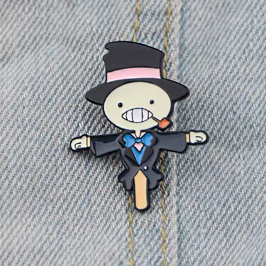 un pin's en forme du prince Navet, n personnage attachant et drôle de l'univers du château ambulant.