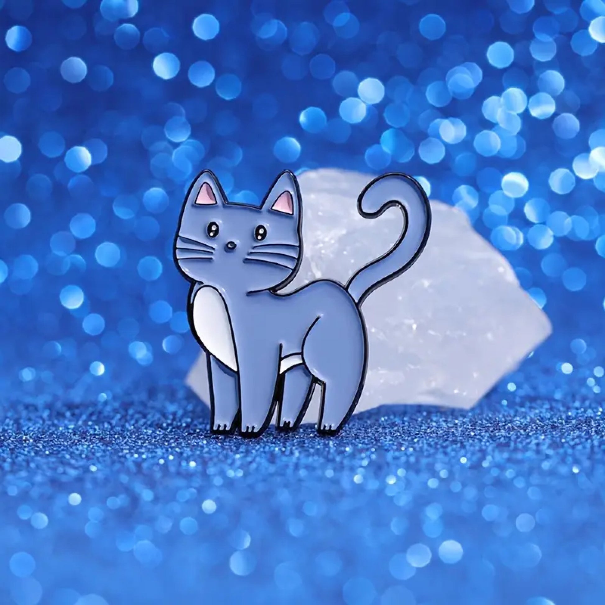 Pin's chat coloré