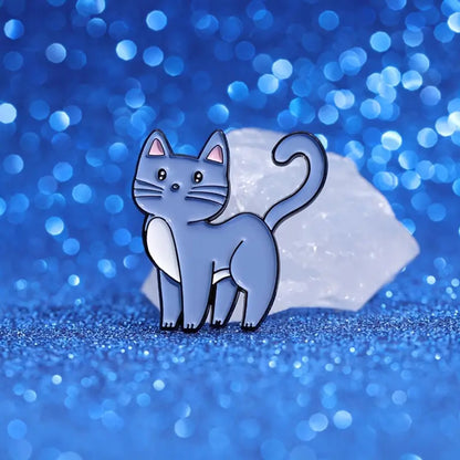 Pin's chat coloré