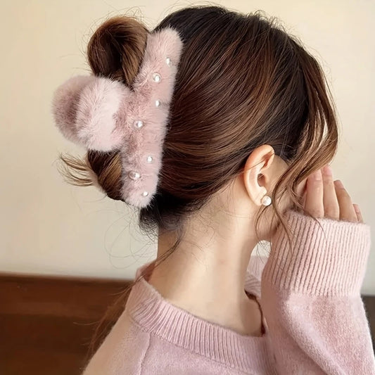 Pince à cheveux perles