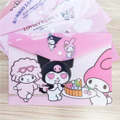 Pochette plastique Sanrio family