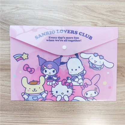 Pochette plastique Sanrio family