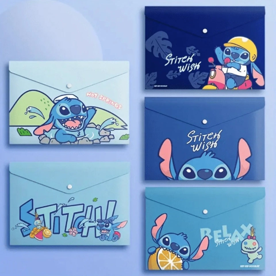 Pochette plastique Stitch