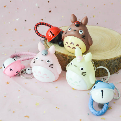 Porte-clés squeaky Totoro à clochette