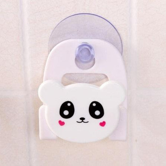 un porte éponge panda tout mignon avec sa bouille expressif, ses grands yeux et ses petits coeurs. Pratique, vous pourrez y ranger votre éponge, fini de la laisser trainer dans l'évier.