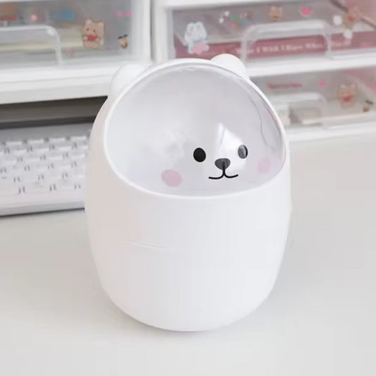 Poubelle de bureau ourson