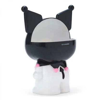 un adorable pot à crayon en plastique en forme de kuromi. Accessoire déco mignon et pratique