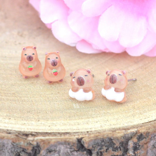 Puces d'oreilles capybara