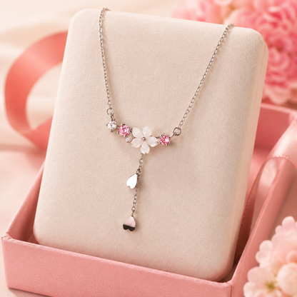 Collier fleur de sakura 🌸