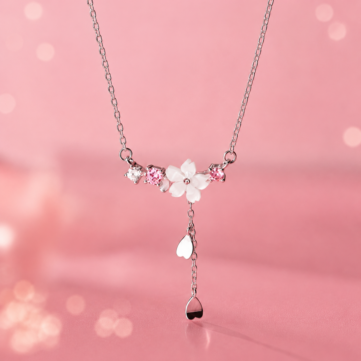 Collier fleur de sakura 🌸