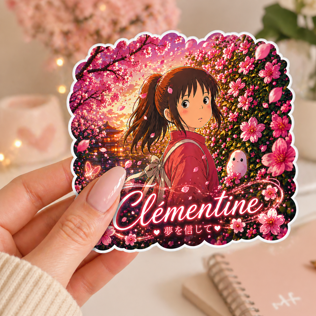 Sticker personnalisé Le voyage de Chihiro