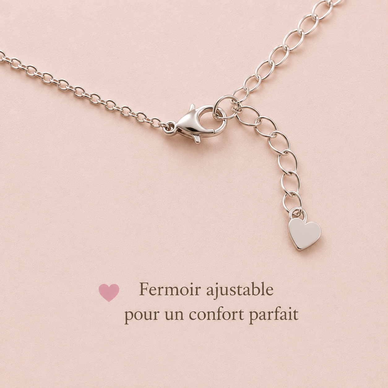 Collier coeur et patte