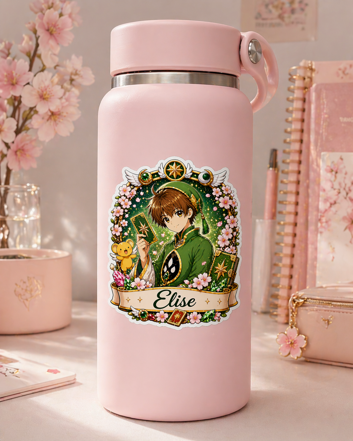 Sticker prénom personnalisé Card Captor Sakura