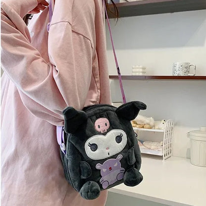 Sacoche peluche Kuromi