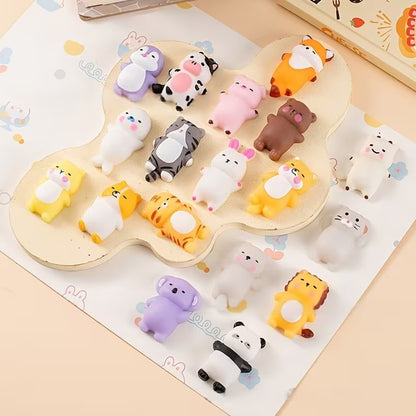 des squishy tout mou en forme de petits animaux trop mignons. Effets anti stress garanti !
