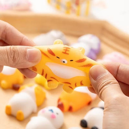 des squishy tout mou en forme de petits animaux trop mignons. Effets anti stress garanti !