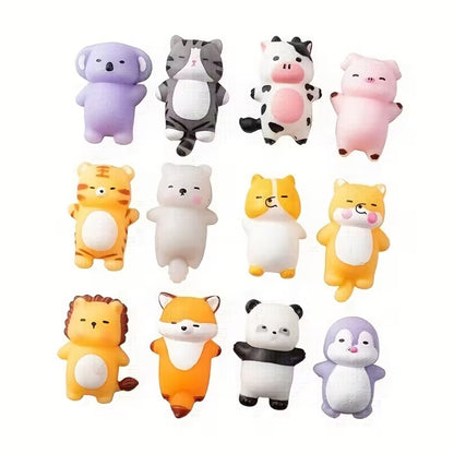 des squishy tout mou en forme de petits animaux trop mignons. Effets anti stress garanti !