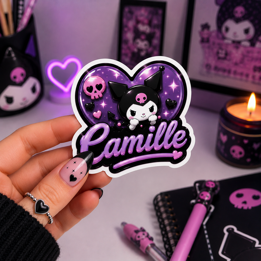 Sticker personnalisé Kuromi