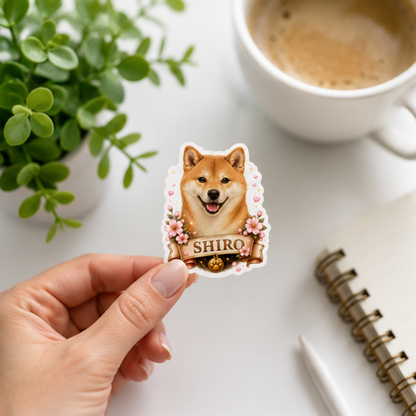 🐾 Sticker personnalisé animal de compagnie