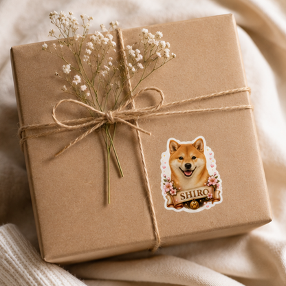 🐾 Sticker personnalisé animal de compagnie