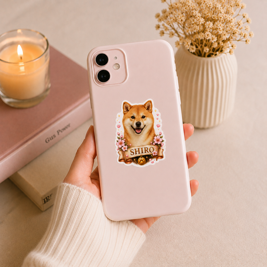 🐾 Sticker personnalisé animal de compagnie