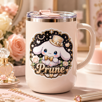 Sticker prénom personnalisable Cinnamoroll 🐾✨