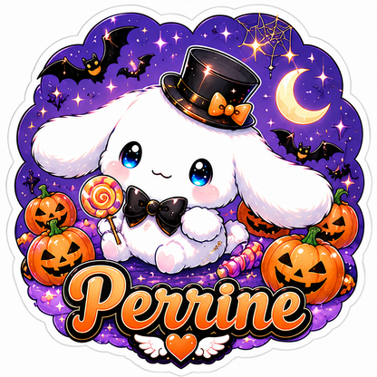 Sticker prénom personnalisable Cinnamoroll 🐾✨