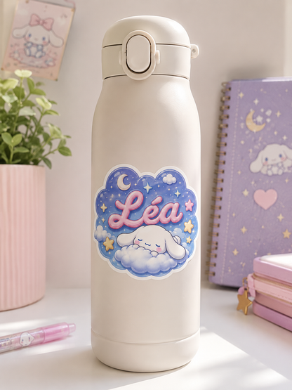 Sticker prénom personnalisé Cinnamoroll