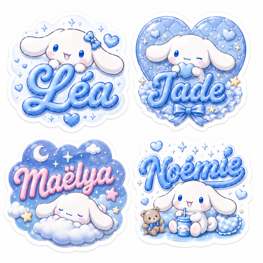 Sticker prénom personnalisé Cinnamoroll