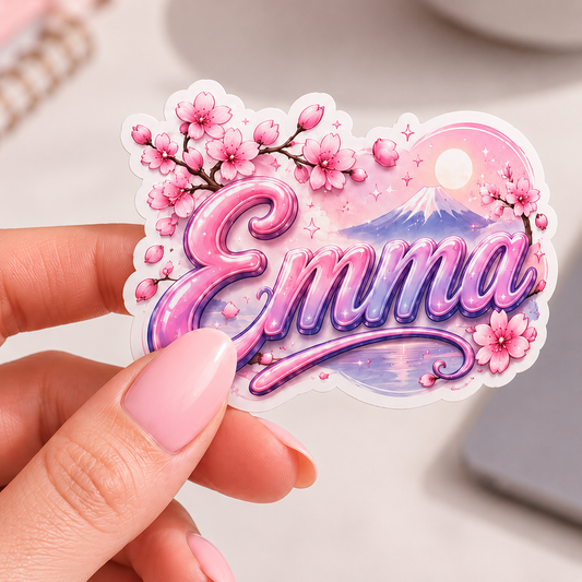 Sticker personnalisable Sakura Dreams ☁️✨