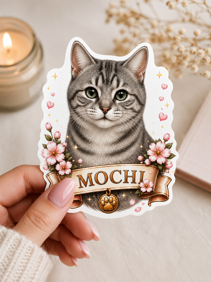 🐾 Sticker personnalisé animal de compagnie