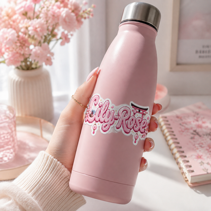 Sticker prénom personnalisable Sakura Torii 🌸⛩️✨