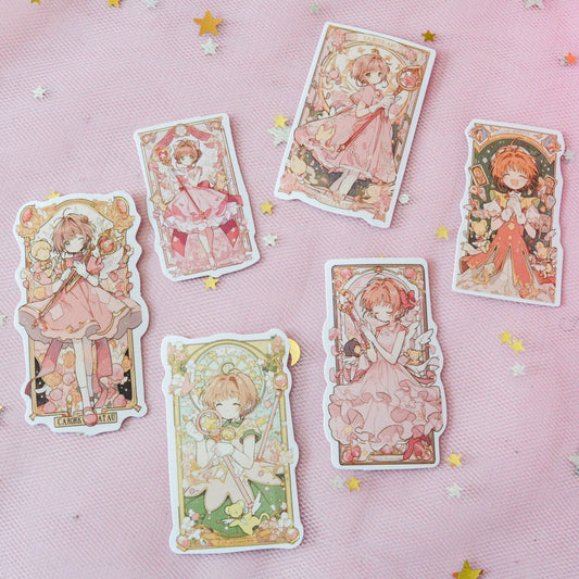Lot de 20 stickers Card Captor Sakura